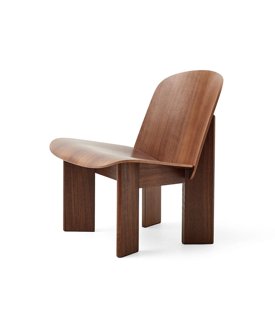 HAY Chisel Lounge Chair Walnut
