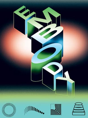 Image of the original design for the Embody poster designed by Molly Rose Dyson