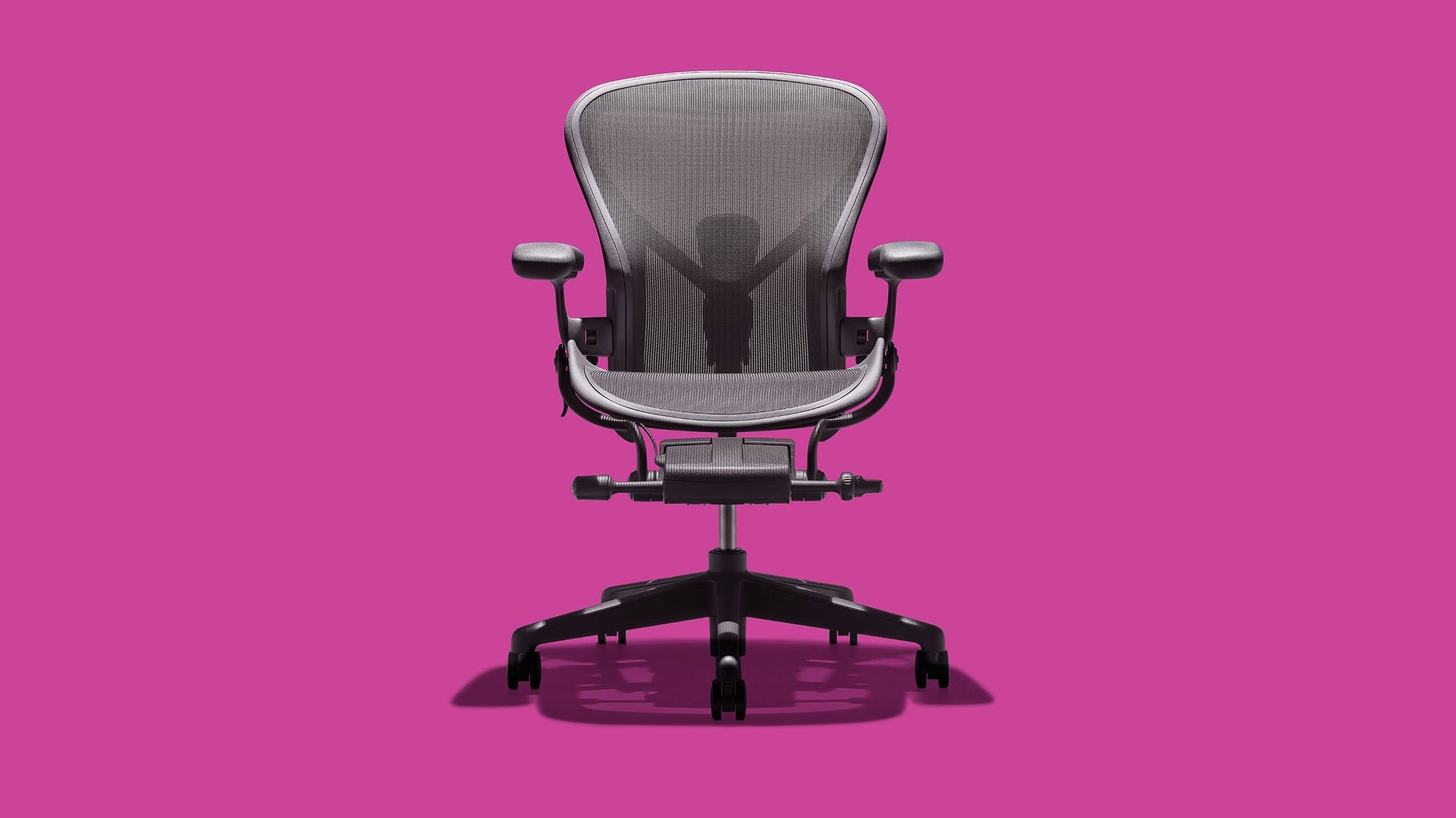 A video showing the design and manufacturing process of the Aeron office chair by Herman Miller, now made using ocean-bound plastics.