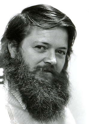 Photo of Ray Wilkes designer of 'Chiclet' modular sofas and armchairs now known as Wilkes