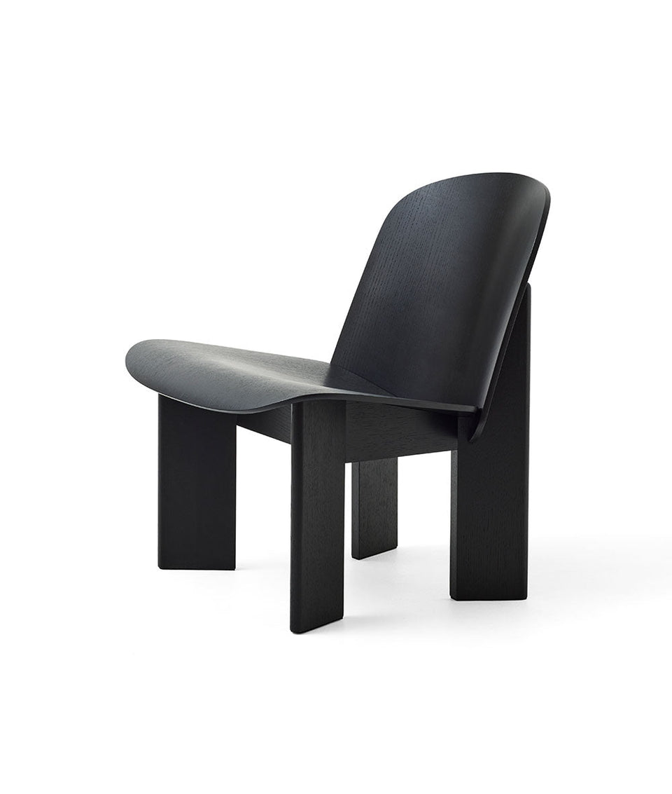 HAY Chisel Lounge Chair Black 