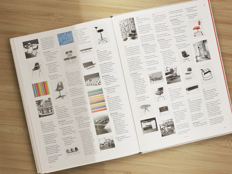 Herman Miller A Way of Living book open showing page content