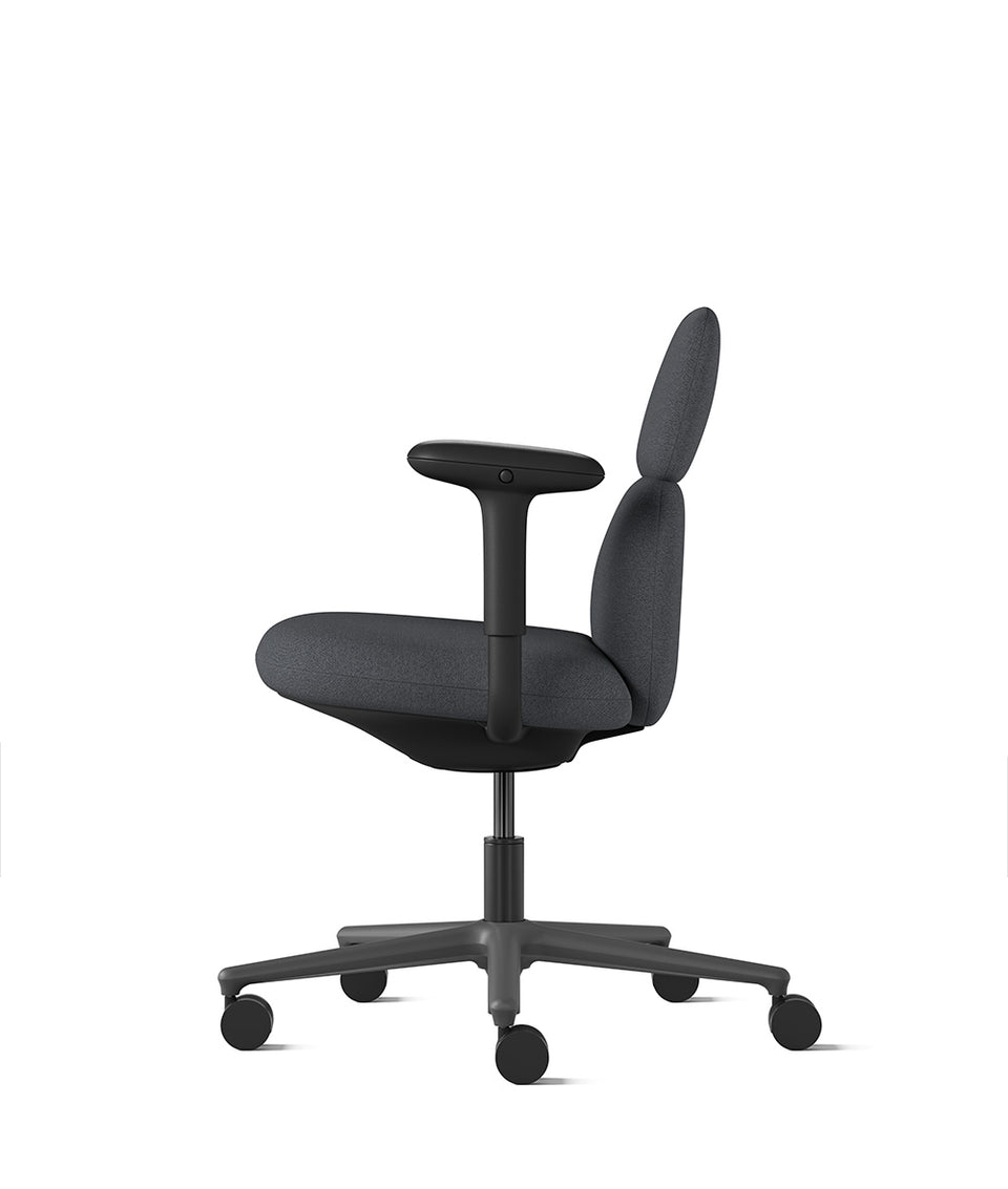 Asari Knight Graphite Mid Back Chair