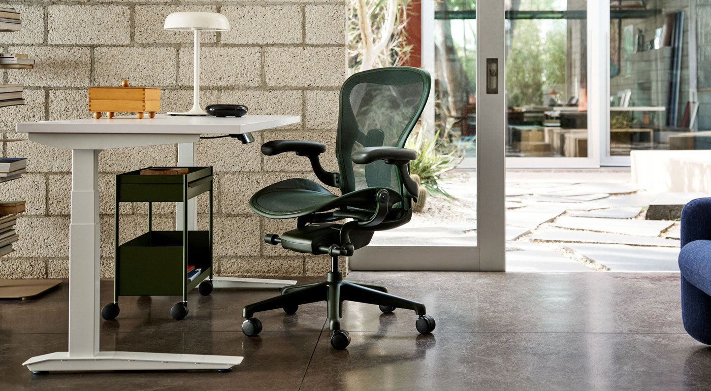Aeron Onyx Polished Office Chair | Herman Miller