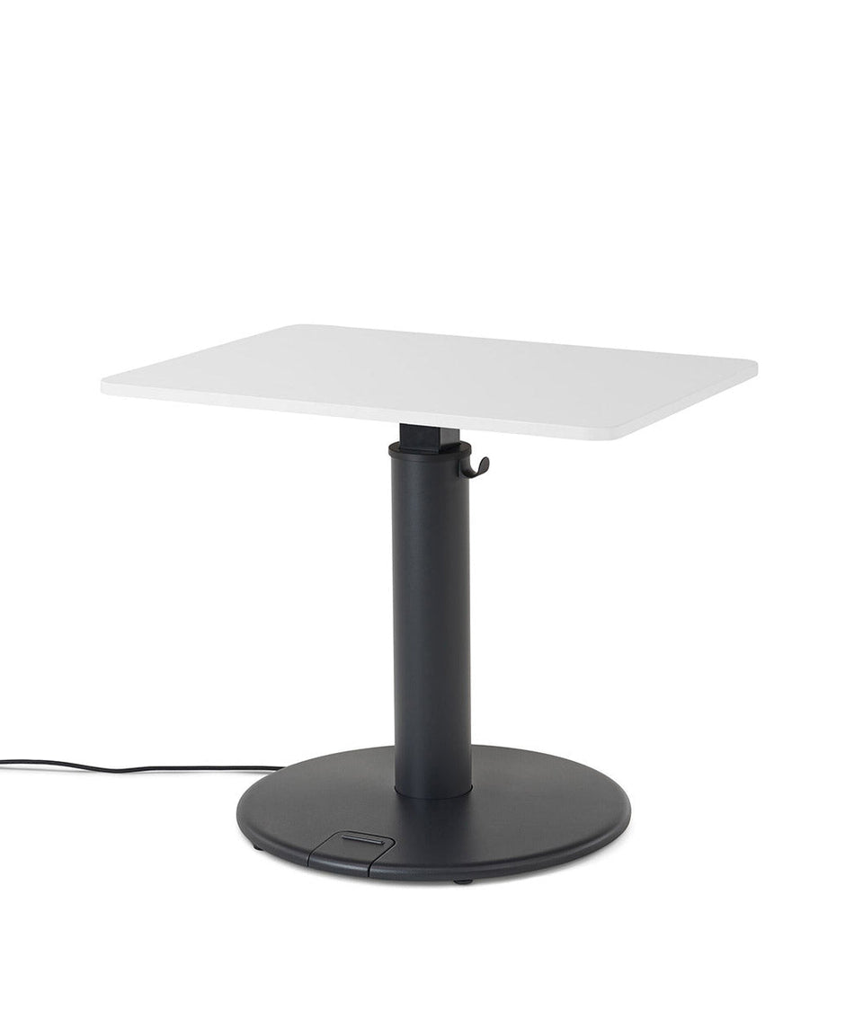 OE1 Rectangular Standing Desk Studio White 