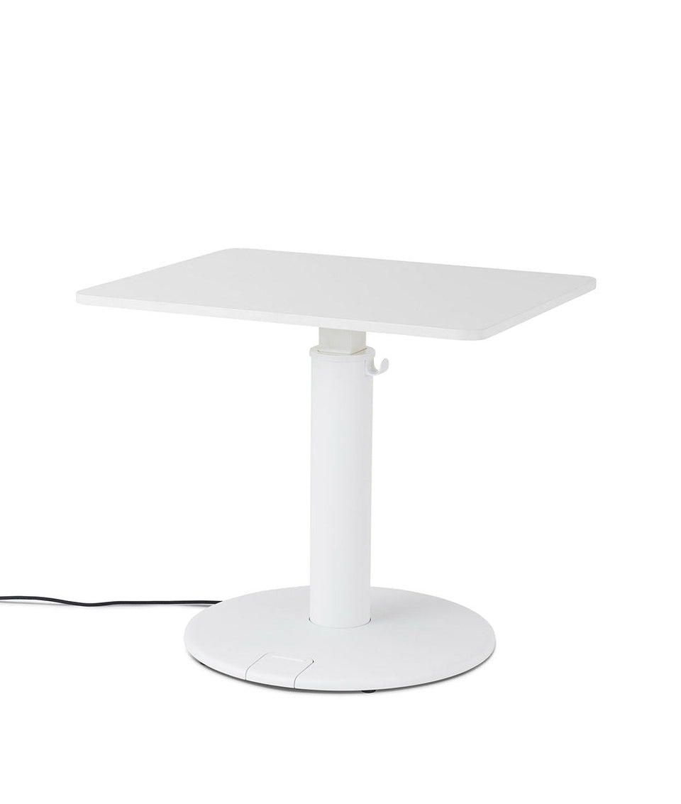 OE1 Rectangular Standing Desk Studio White 