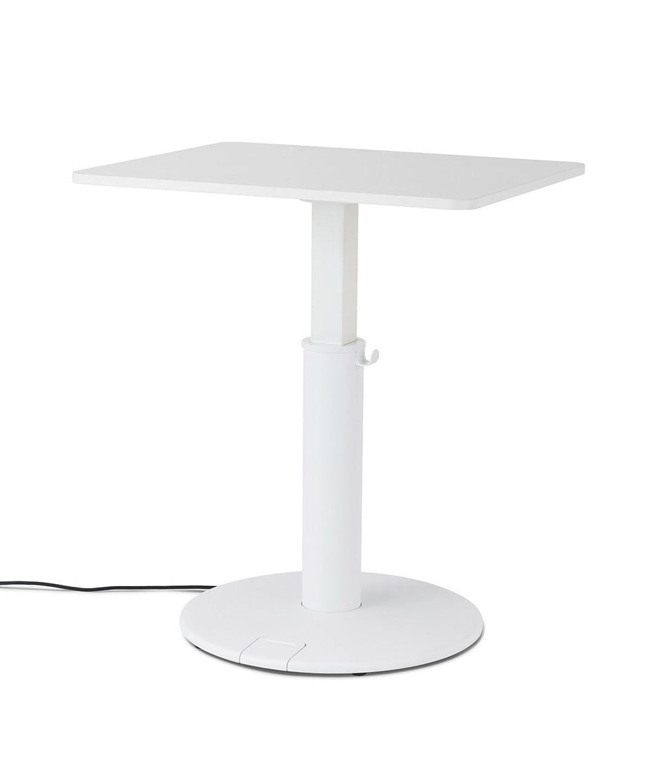 OE1 Rectangular Standing Desk Studio White 