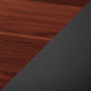 walnut/black