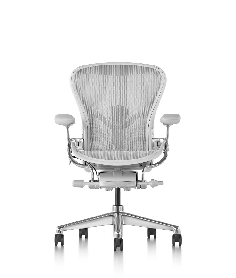 Aeron Mineral Polished Office Chair Herman Miller