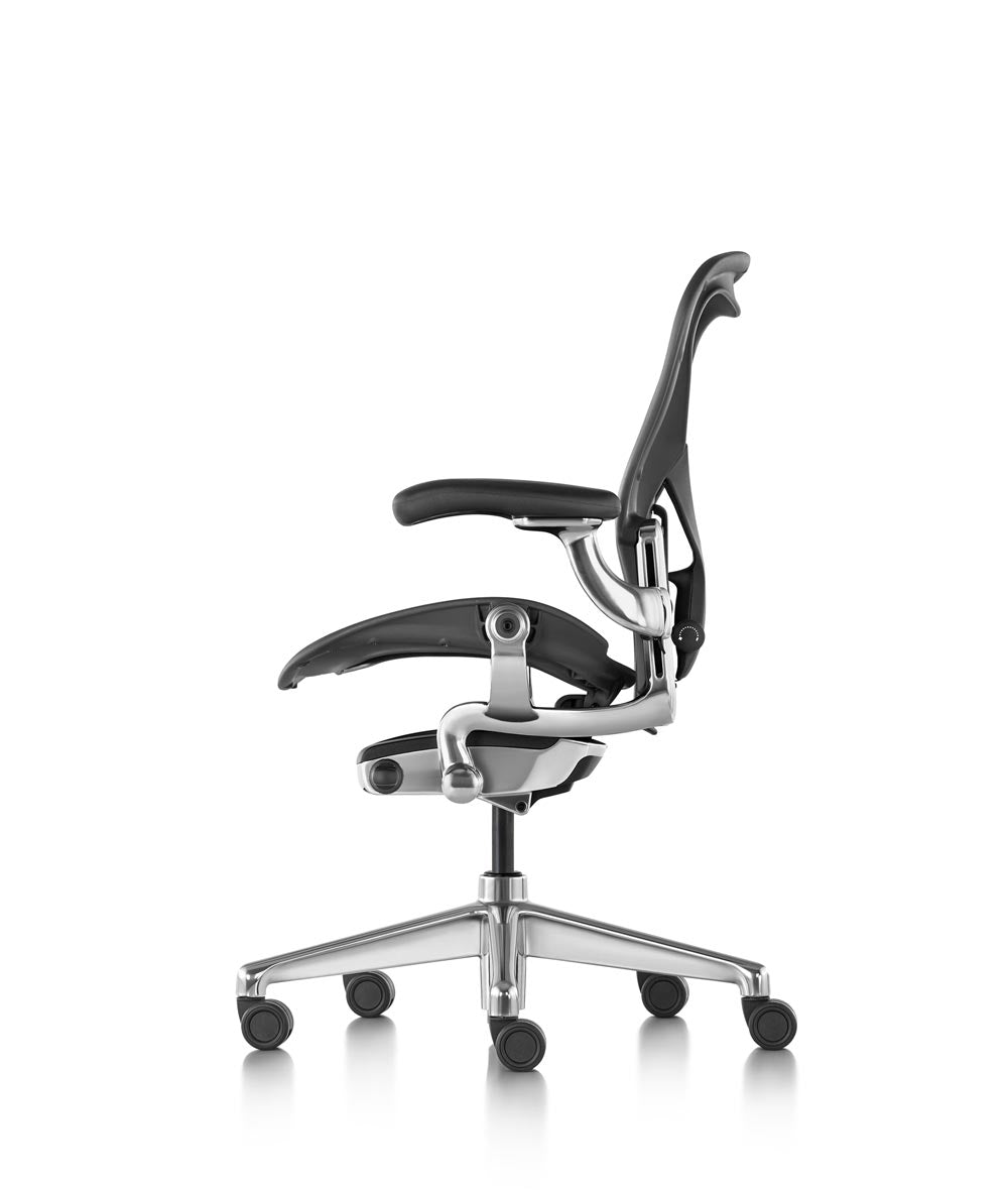 Aeron Graphite Polished Office Chair | Herman Miller