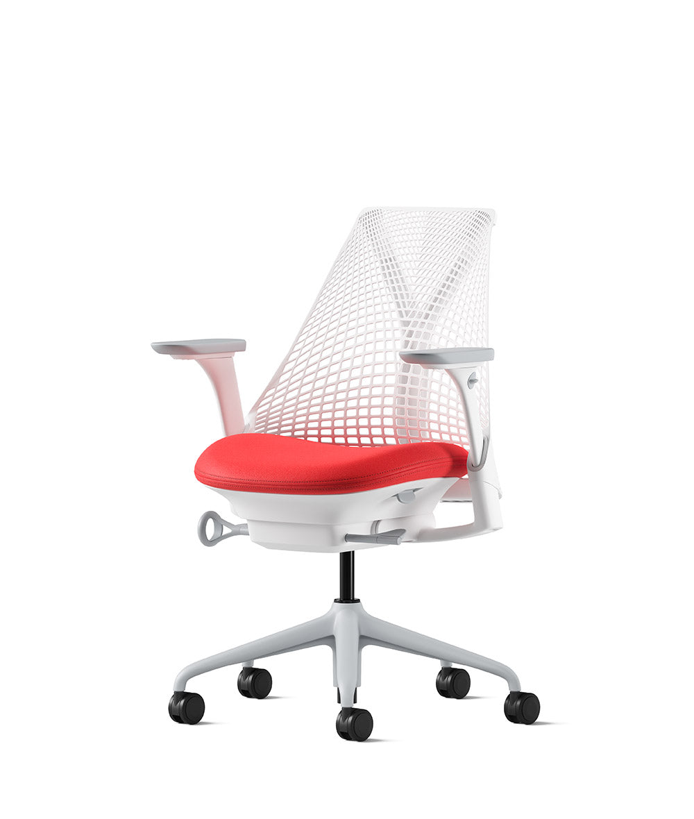 White herman miller top