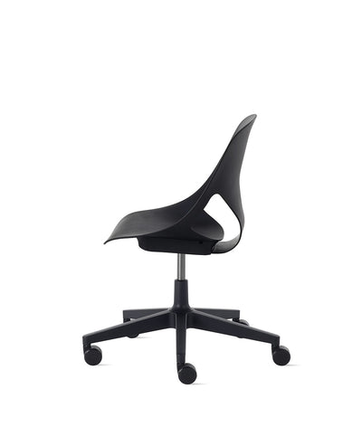 Zeph Black/Black Armless Chair