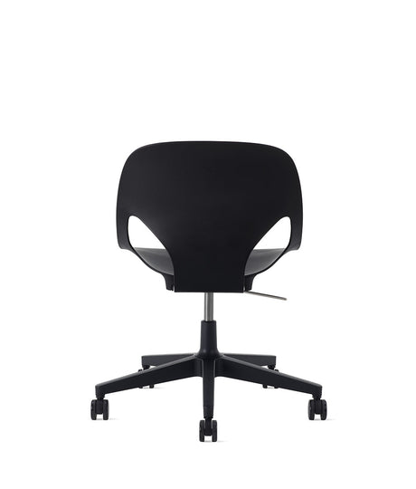 Zeph Black/Black Armless Chair