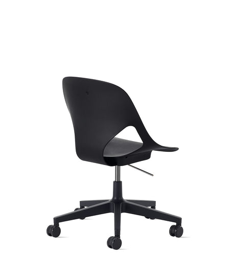 Zeph Black/Black Armless Chair