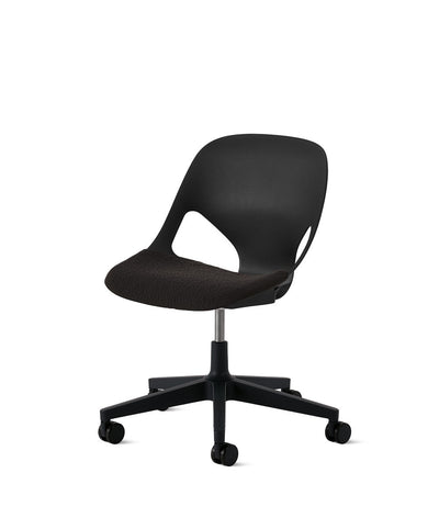 Zeph Black/Black Armless Chair
