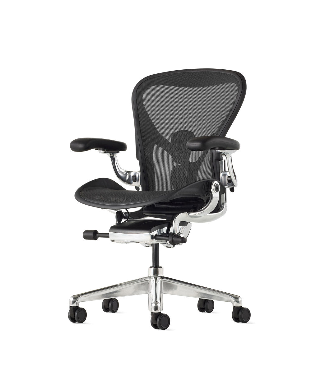 Aeron Graphite Polished Office Chair | Herman Miller – EU-HM 