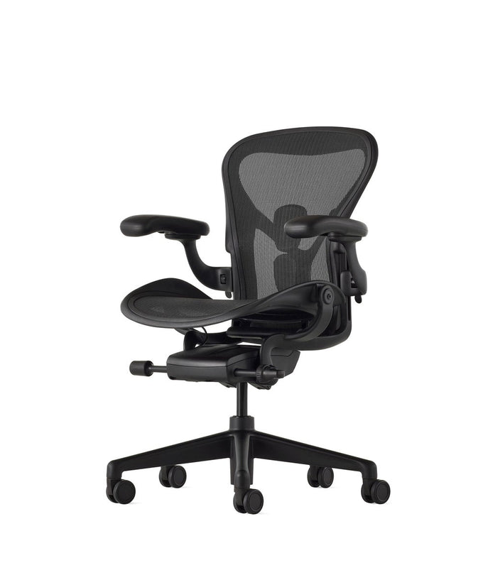 Herman Miller Aeron Ergonomic Chair - Size B, Mineral