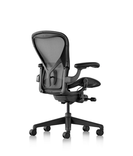  Herman Miller Aeron Ergonomic Chair - Size B, Graphite : Home &  Kitchen
