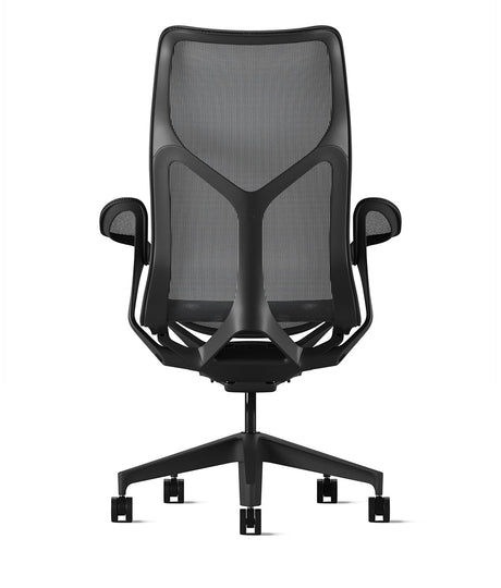 Cosm Graphite/Graphite High Back Office Chair
