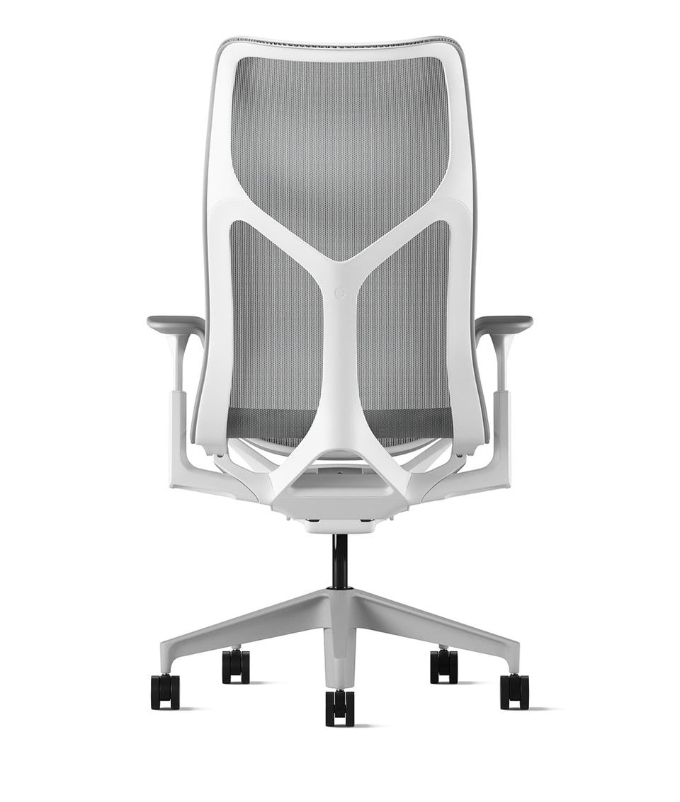 Cosm White/Mineral High Back Office Chair