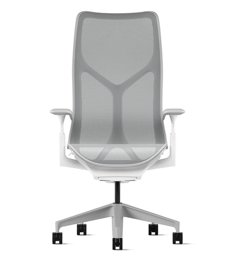 Cosm White/Mineral High Back Office Chair