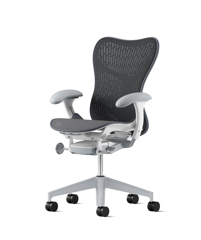 Mirra 2 Slate Grey/Studio White Butterfly Office Chair | Herman Miller