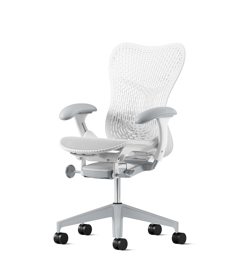 Mirra 2 White Triflex Office Chair Herman Miller
